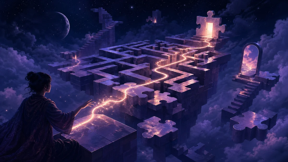 Brain solving puzzles during sleep