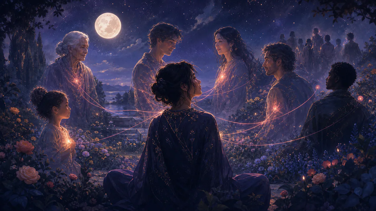 Dreamlike editorial illustration for People Dream Symbols