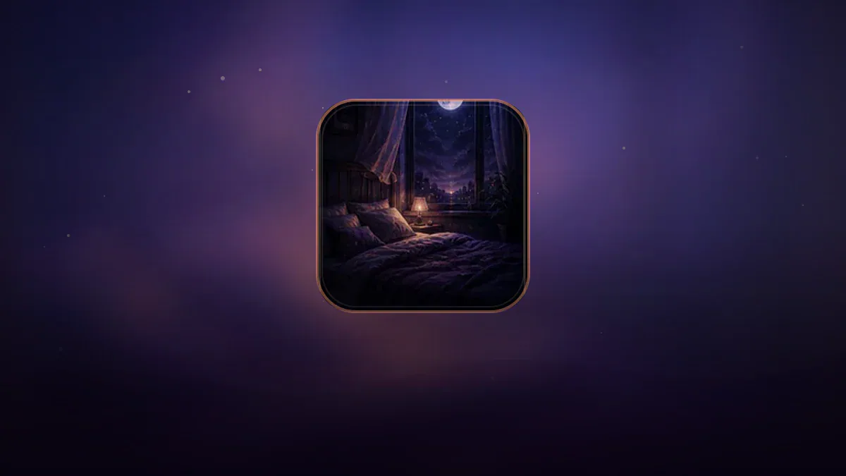 Dreamlike illustration representing the symbol Bedroom
