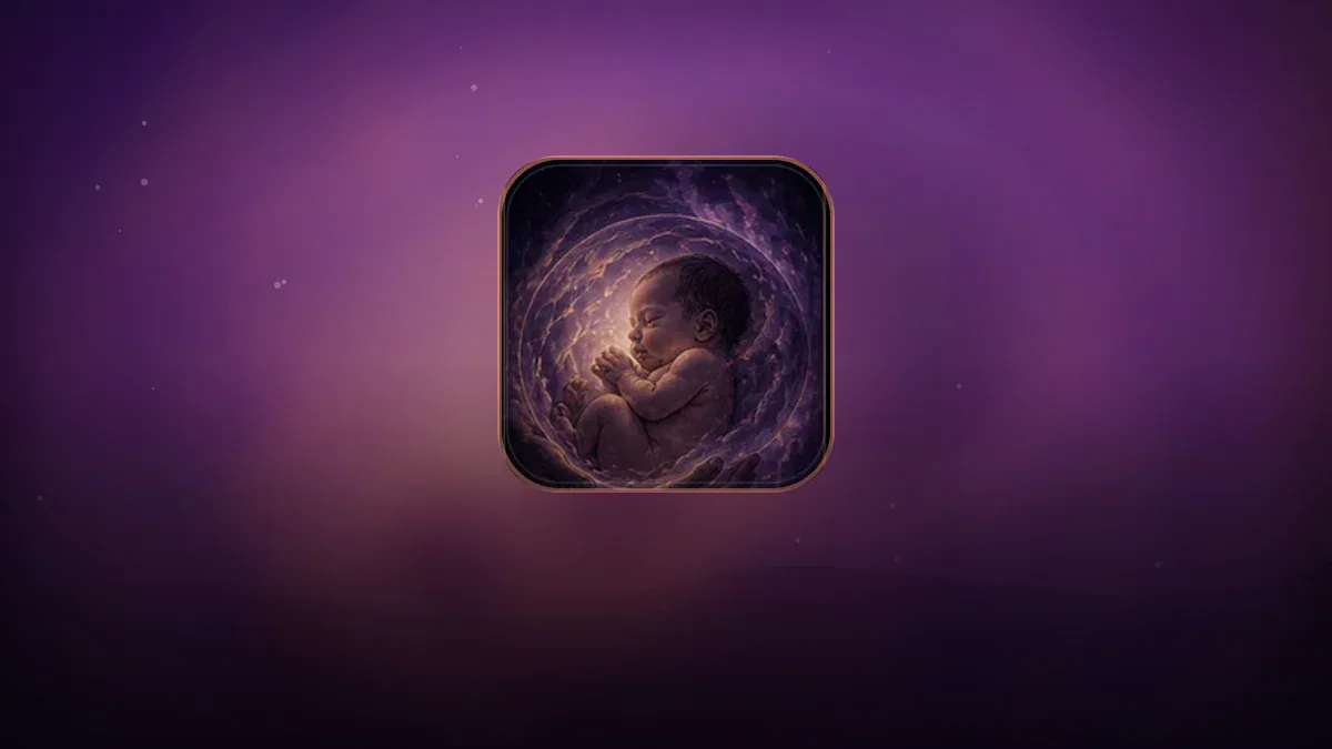 Dreamlike illustration representing the symbol Birth