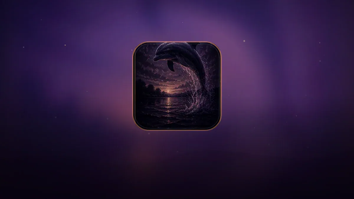Dreamlike illustration representing the symbol Dolphin