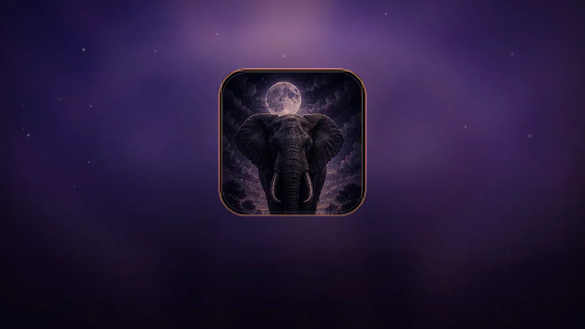 Dreamlike illustration representing the symbol Elephant