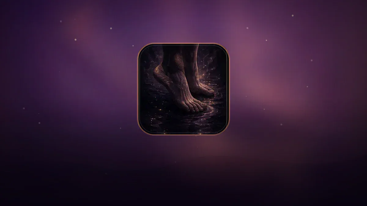 Dreamlike illustration representing the symbol Feet