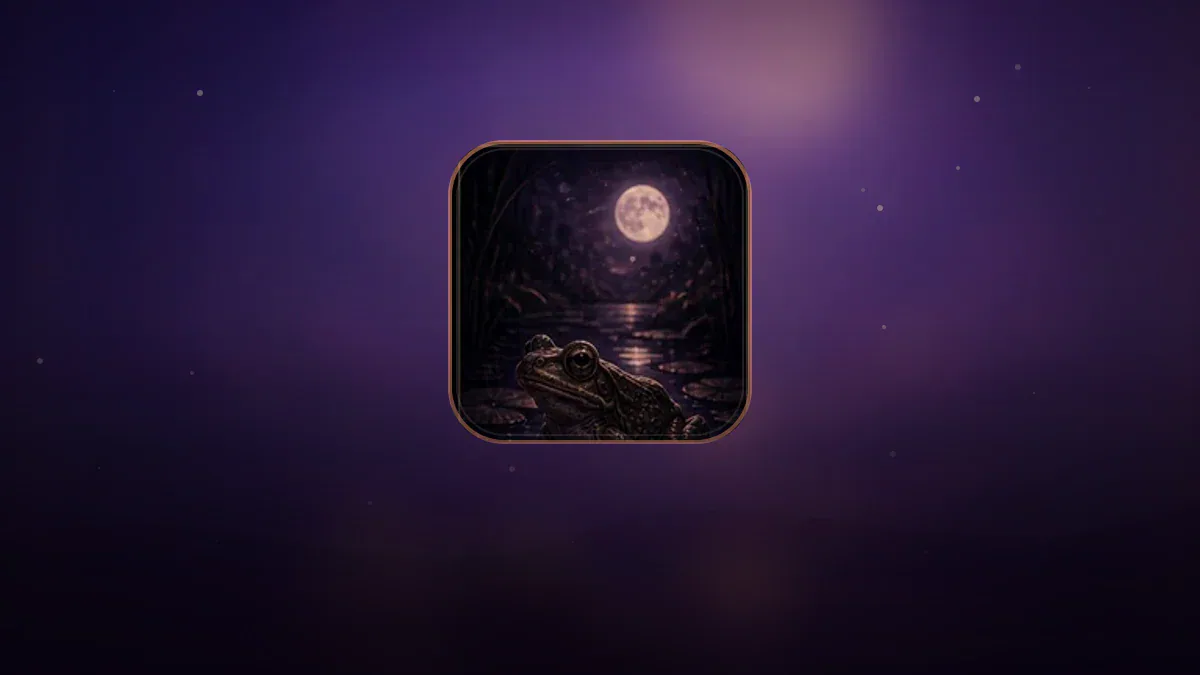 Dreamlike illustration representing the symbol Frog