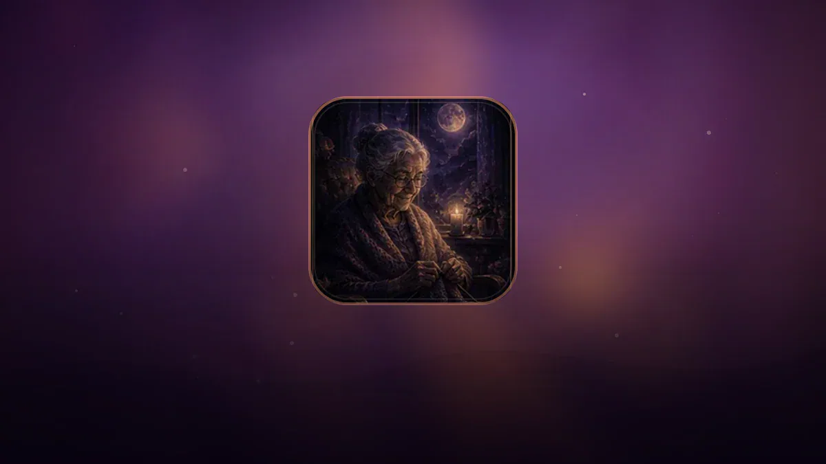 Dreamlike illustration representing the symbol Grandmother