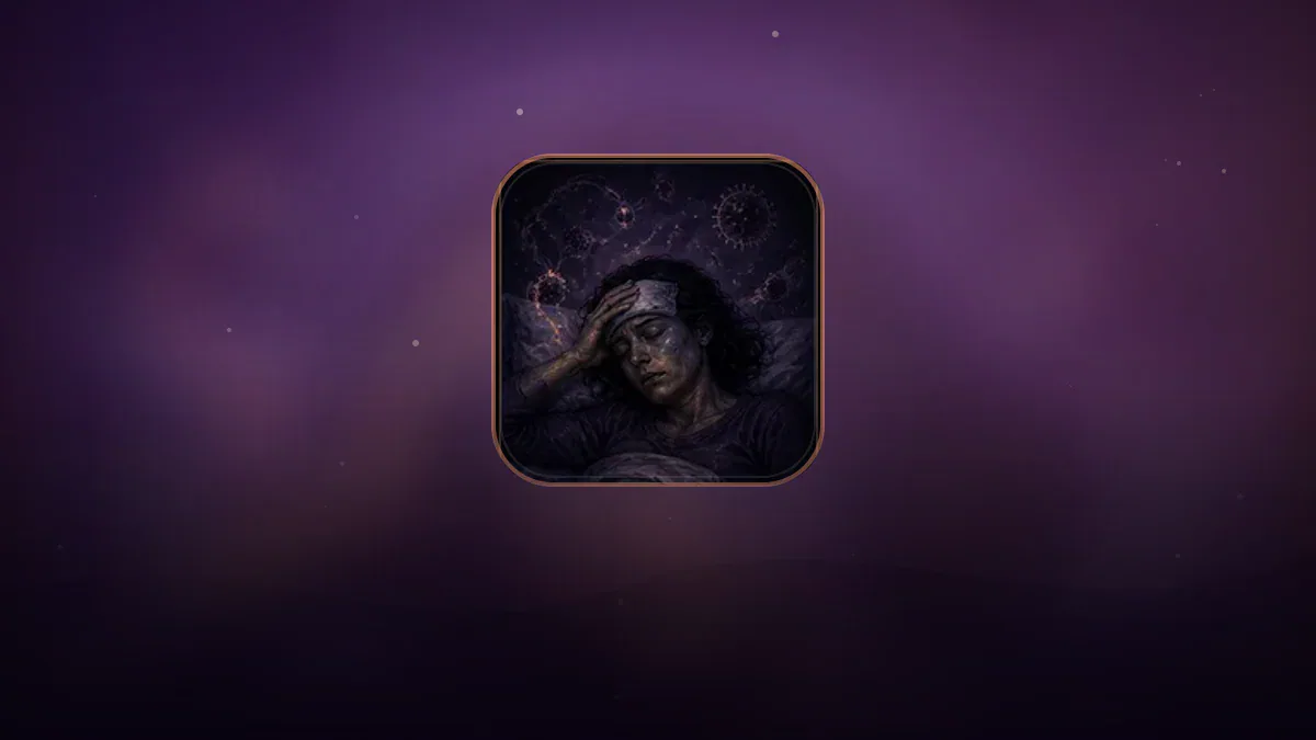 Dreamlike illustration representing the symbol Illness