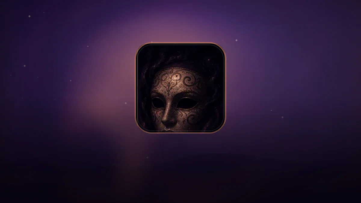 Dreamlike illustration representing the symbol Mask
