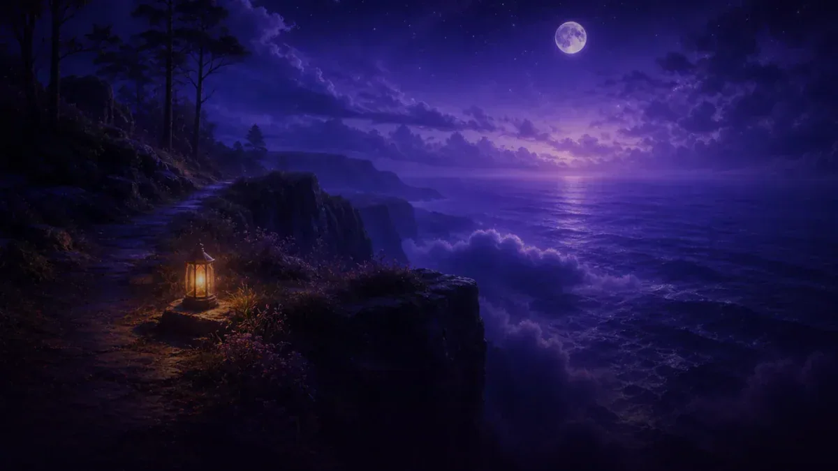 Dreamlike illustration representing the symbol Mountain