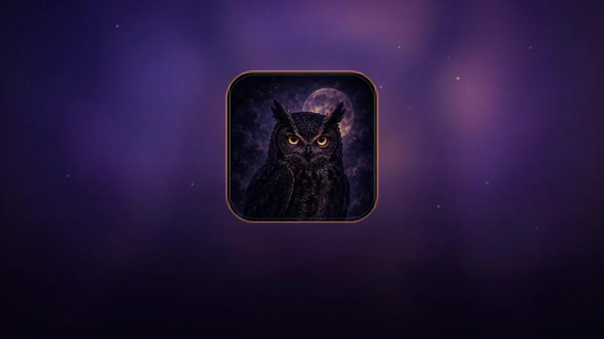 Dreamlike illustration representing the symbol Owl