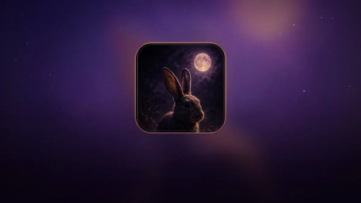Dreamlike illustration representing the symbol Rabbit