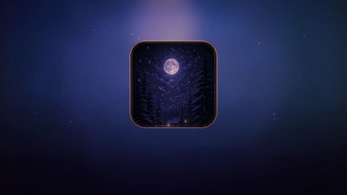 Dreamlike illustration representing the symbol Snow