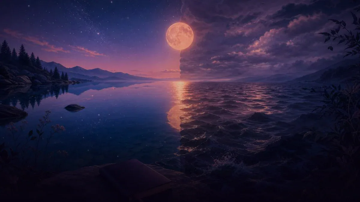 Dreamlike illustration representing the symbol Swimming