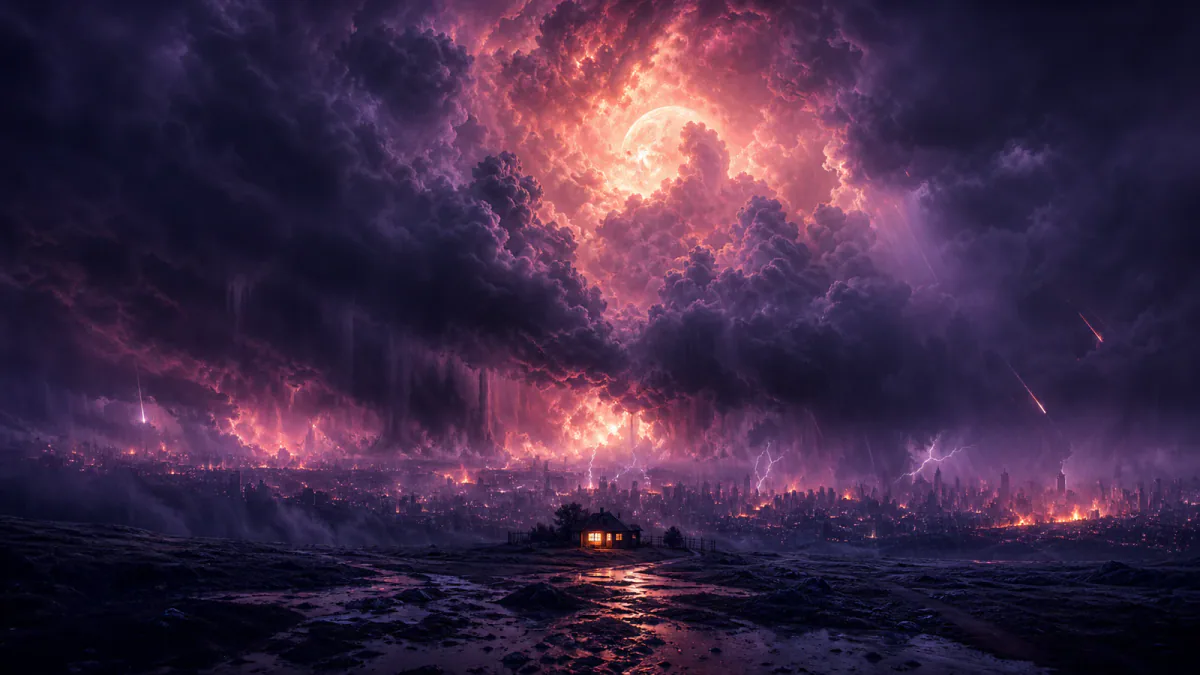 Dreamlike illustration representing the symbol Apocalypse
