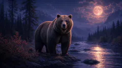 Bear — dream symbol illustration