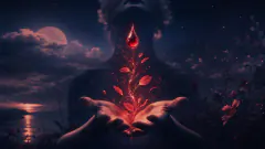 Blood — dream symbol illustration