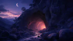 Cave — dream symbol illustration