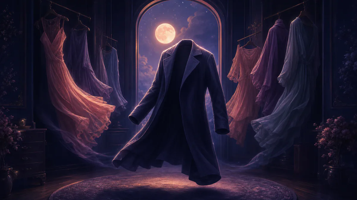 Dreamlike illustration representing the symbol Clothes