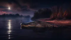 Crocodiles — dream symbol illustration