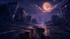 Earthquake — dream symbol illustration