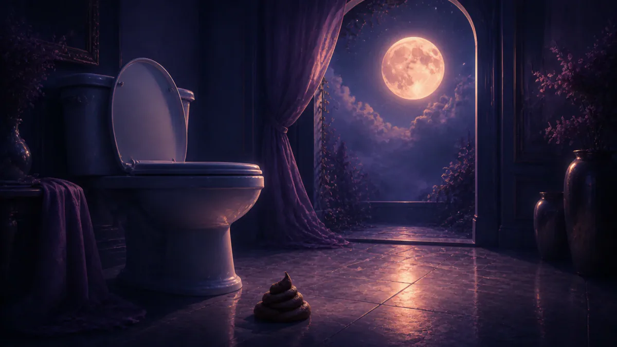 Dreamlike illustration representing the symbol Poop