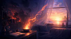 Fire — dream symbol illustration
