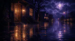Flood — dream symbol illustration