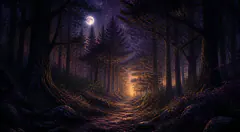 Forest — dream symbol illustration