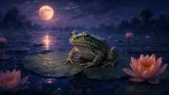 Frog — dream symbol illustration