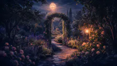 Garden — dream symbol illustration