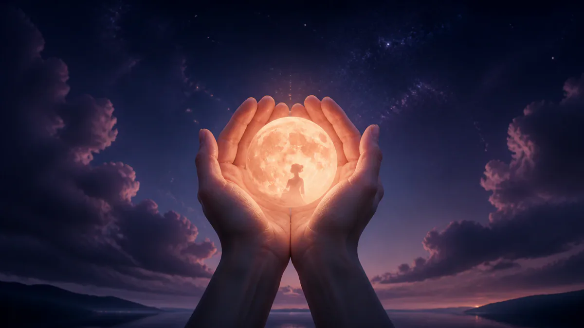 Dreamlike illustration representing the symbol Hands