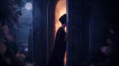 Hiding — dream symbol illustration