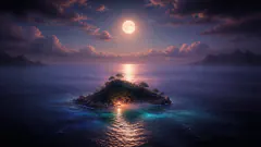 Island — dream symbol illustration