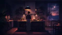 Kitchen — dream symbol illustration