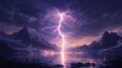 Lightning — dream symbol illustration