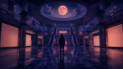 Mall — dream symbol illustration