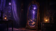 Mirror — dream symbol illustration