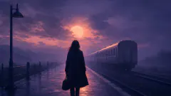 Missing a train — dream symbol illustration