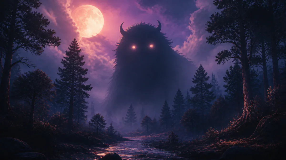 Dreamlike illustration representing the symbol Monster