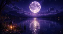 Moon — dream symbol illustration