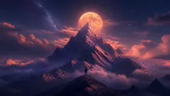 Mountain — dream symbol illustration
