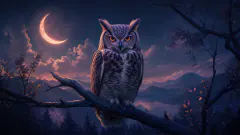 Owl — dream symbol illustration