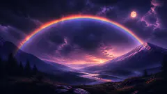 Rainbow — dream symbol illustration