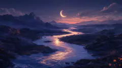 River — dream symbol illustration