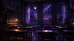 School — dream symbol illustration