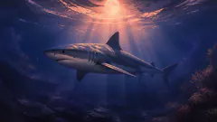 Shark — dream symbol illustration