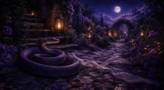 Snake — dream symbol illustration