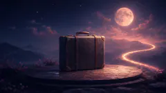 Suitcase — dream symbol illustration