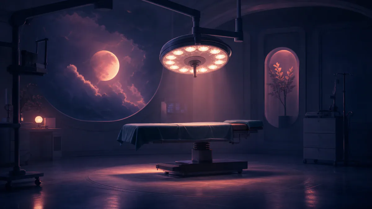 Dreamlike illustration representing the symbol Surgery