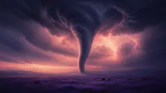 Tornado — dream symbol illustration