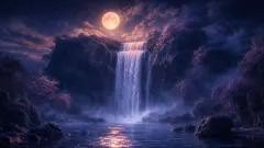 Waterfall — dream symbol illustration